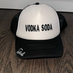 Stoli Vodka Soda padded trucker hat